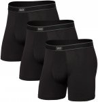 Saxx Underwear Herren Daytripper 3er Pack Unterhosen (Größe XXL, schwarz)