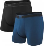 Saxx Underwear Herren Daytripper Bb Fly 2er Pack Boxer (Größe XXL, schwarz)