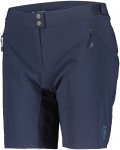 Scott Damen Endurance W/pad MTB Hose kurz (Größe XS, blau)