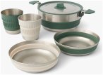Sea to Summit Detour Stainless Steel One Pot Cook Set (Größe 5 Teile, gruen)