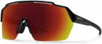 Smith Shift Split Mag Sportbrille (Größe One Size, rot)