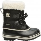Sorel Kinder Pac Nylon WP Schuhe (Größe 28, schwarz)