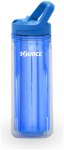 Source Eco Tritan Double Wall Trinkflasche (Größe 0.6L, blau)