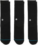 Stance Icon 3er Pack Socken (Größe 35 , schwarz)