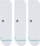 Stance Icon 3er Pack Socken (Größe 35 , weiss)