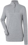 Super.Natural Damen Colorado Zip Turtleneck Pullover (Größe M, grau)