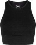 Super.Natural Damen Liquid Flow Sport BH (Größe L, schwarz)