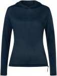 Super.Natural Damen Relax Light Pocket Hoodie (Größe L, blau)