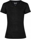 Super.Natural Damen Sierra140 T-Shirt (Größe L, schwarz)