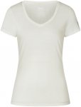 Super.Natural Damen Sierra140 V Neck T-Shirt (Größe S, weiss)