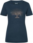Super.Natural Damen Tree Of Knowledge T-Shirt (Größe XS, blau)