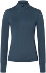 Super.Natural Damen Tundra175 Zip 1/4 Longsleeve (Größe L, blau)