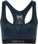 Super.Natural Damen Tundra220 Semplice Sport BH (Größe XS, blau)
