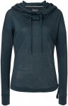Super.Natural Damen Voyage Funnel Hoodie (Größe XL, blau)