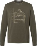 Super.Natural Herren 7 Peaks Crew Pullover (Größe XL, oliv)