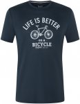 Super.Natural Herren Better Bike T-Shirt (Größe XL, blau)