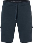 Super.Natural Herren Cargo Bio Shorts (Größe S, blau)