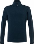 Super.Natural Herren Colorado Zip Turtle Pullover (Größe M, blau)