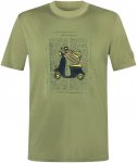 Super.Natural Herren Racing Dachshund Bio J T-Shirt (Größe S, oliv)