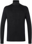 Super.Natural Herren Skiing Roll Neck Longsleeve (Größe S, schwarz)
