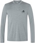 Super.Natural Herren Toni Bio J Longsleeve (Größe L, grau)