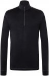 Super.Natural Herren Tundra175 Zip 1/4 Longsleeve (Größe L, schwarz)