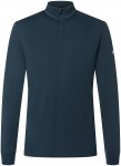 Super.Natural Herren Tundra175 Zip 1/4 Longsleeve (Größe S, blau)