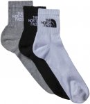 The North Face Cush Quarter 3er Pack Socken (Größe 44 , schwarz)