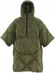 Therm-A-Rest Honcho Poncho Down Jacke (Größe One Size, oliv)