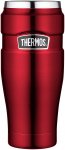 Thermos Stainless King Isolierbecher (Größe 0.47L, rot)