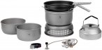 Trangia Sturmkocher groß HA ALU 25-4 mit Gasbrenner (Größe ONE SIZE, silber)