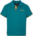 Trollkids Kinder Bergen Polo XT T-Shirt (Größe 98, tuerkis)