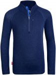 Trollkids Kinder Lofoten Half Zip Longsleeve (Größe 104, blau)