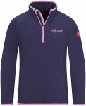 Trollkids Kinder Nordland Half Zip Pullover (Größe 104, lila)
