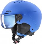 Uvex Kinder Rocket Visierhelm (Größe 54-58CM, blau)
