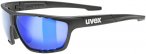 Uvex Sportstyle 706 Mirror Sportbrille (Größe One Size, schwarz)