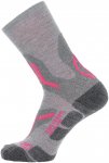 Uyn Damen Trekking 2in Merino Mid Socken (Größe 35 , grau)