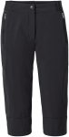 Vaude Damen Farley Stretch Capri III Hose (Größe L, schwarz)