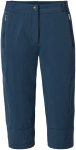 Vaude Damen Farley Stretch Capri III Hose (Größe XS, blau)