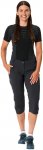 Vaude Damen Yaras 3/4 Radhose (Größe XS, schwarz)