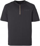 Vaude Herren Tremalzo Q-Zip T-Shirt (Größe S, schwarz)