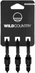 Wild Country Session Screw Gate Karabiner 3er-Pack (Größe One Size, schwarz)