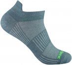 Wrightsock Coolmesh II Low Tab Socke (Größe 41.5 , grau)