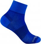 Wrightsock Coolmesh II Quarter Socken (Größe 34 , blau)