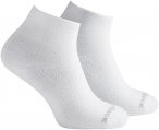 Wrightsock Coolmesh II Quarter Socken (Größe 37.5 , weiss)