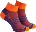 Wrightsock Coolmesh II Quarter Socken (Größe 34 , orange)