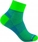 Wrightsock Coolmesh II Quarter Socken (Größe 41.5 , blau)
