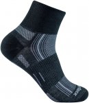 Wrightsock Stride Quarter Socken (Größe 34 , schwarz)