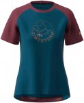 Zimtstern Damen PureFlowz Ss Trikot (Größe XS, blau)