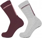 Zimtstern Starsockz 2er Pack Socken (Größe 44 , grau)